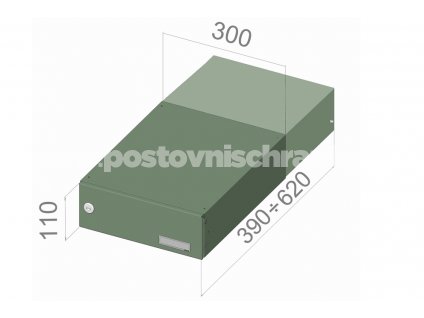 0428 postovni schranka b 042 pro zazdeni standardni ral