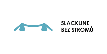 Slackline bez stromů