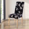 15 variant spandex elastic printing dining chair slipcover modern removable anti dirty kitchen seat case stretch chair cover for banquet
