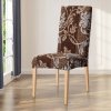 2 variant spandex elastic printing dining chair slipcover modern removable anti dirty kitchen seat case stretch chair cover for banquet