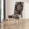 3 variant spandex elastic printing dining chair slipcover modern removable anti dirty kitchen seat case stretch chair cover for banquet