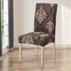 0 variant spandex elastic printing dining chair slipcover modern removable anti dirty kitchen seat case stretch chair cover for banquet