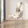 10 variant spandex elastic printing dining chair slipcover modern removable anti dirty kitchen seat case stretch chair cover for banquet