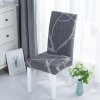 5 main spandex elastic printing dining chair slipcover modern removable anti dirty kitchen seat case stretch chair cover for banquet