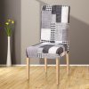 8 variant spandex elastic printing dining chair slipcover modern removable anti dirty kitchen seat case stretch chair cover for banquet