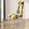 13 variant spandex elastic printing dining chair slipcover modern removable anti dirty kitchen seat case stretch chair cover for banquet