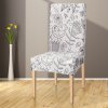 22 variant spandex elastic printing dining chair slipcover modern removable anti dirty kitchen seat case stretch chair cover for banquet