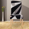 23 variant spandex elastic printing dining chair slipcover modern removable anti dirty kitchen seat case stretch chair cover for banquet