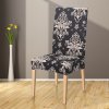 18 variant spandex elastic printing dining chair slipcover modern removable anti dirty kitchen seat case stretch chair cover for banquet
