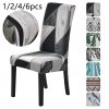 0 main 1246pcs stretch floral print chair cover home dining room chair covers multifunction spandex elastic cloth seat protector