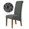 12 variant jacquard xl dining chair cover extra large elastic stretch case for chairs spandex long back chair slipcover kitchen
