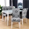 2 variant geometry chair cover dining elastic chair covers spandex stretch elastic office chair case anti dirty removable 1246piece