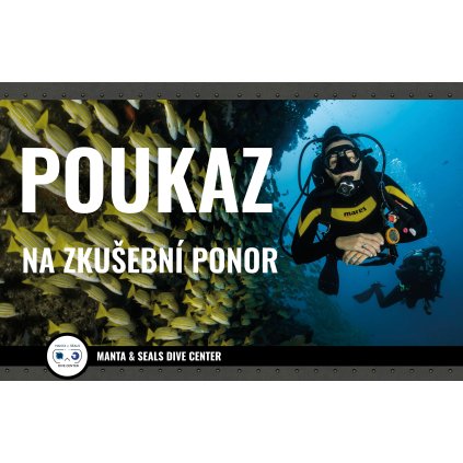 Voucher Try Scuba tisk strana1