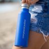 4ocean Reusable Water Bottle Blue White Left 440x