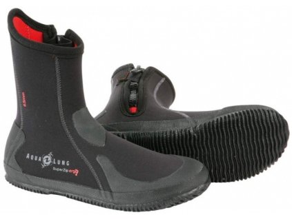 NEOPRENOVÉ POTÁPĚČSKÉ BOTY AQUALUNG SUPERZIP ERGO 6,5 MM