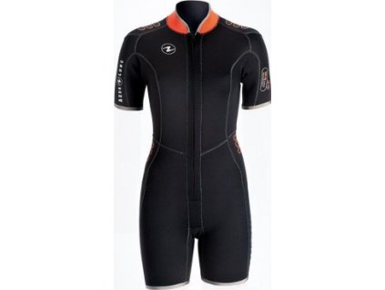 NEOPRENOVÝ OBLEK SHORT AQUALUNG DIVE SHORTY 4 MM LADY