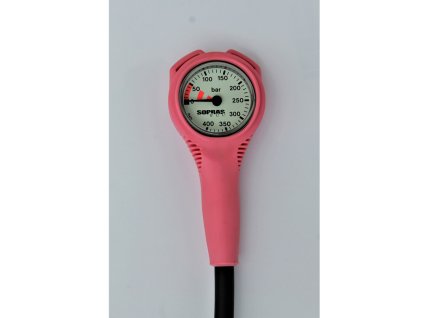 Manometr SoprasSub Mini 400ba, růžový