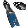 POTÁPĚČSKÉ PLOUTVE SCUBAPRO TWIN JET MAX S PRUŽINOVÝMI ŘEMÍNKY,BARVA ČERNOMODRÁ