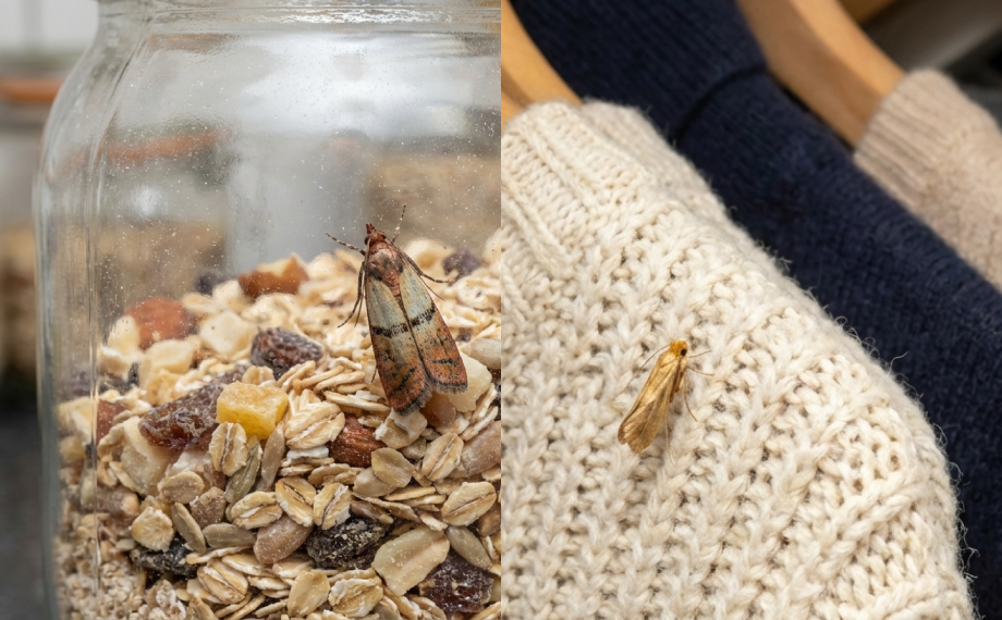 Druhy molů v domácnosti a jak je rozeznat