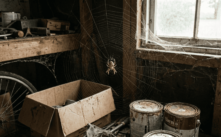 Pavouk v garáži