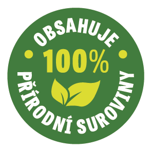 Obsahuje 100% přírodní suroviny