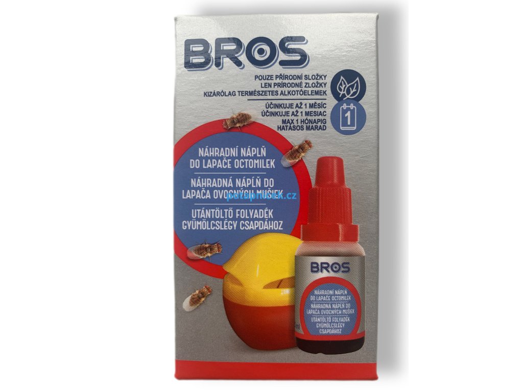BROS nahradni napln do lapace octomilek 30ml