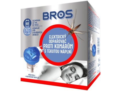 bros elektricky odparovac proti komarom s tekutou naplnou