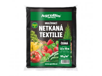 Černá netkaná textilie na mulčování