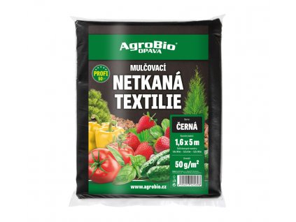 Mulčovací netkaná textilie černá 50g 16x5