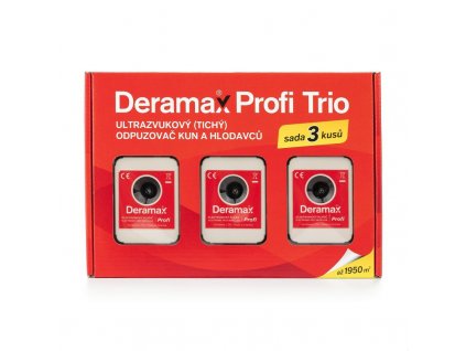 Sada odpuzovačů Deramax Profi Trio 01