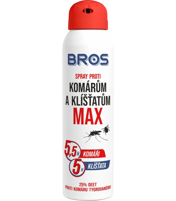 Levně Bros spray proti komárům a klíšťatům MAX 90ml