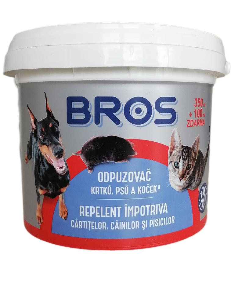 Levně BROS Pachový odpuzovač krtků, psů a koček 450ml