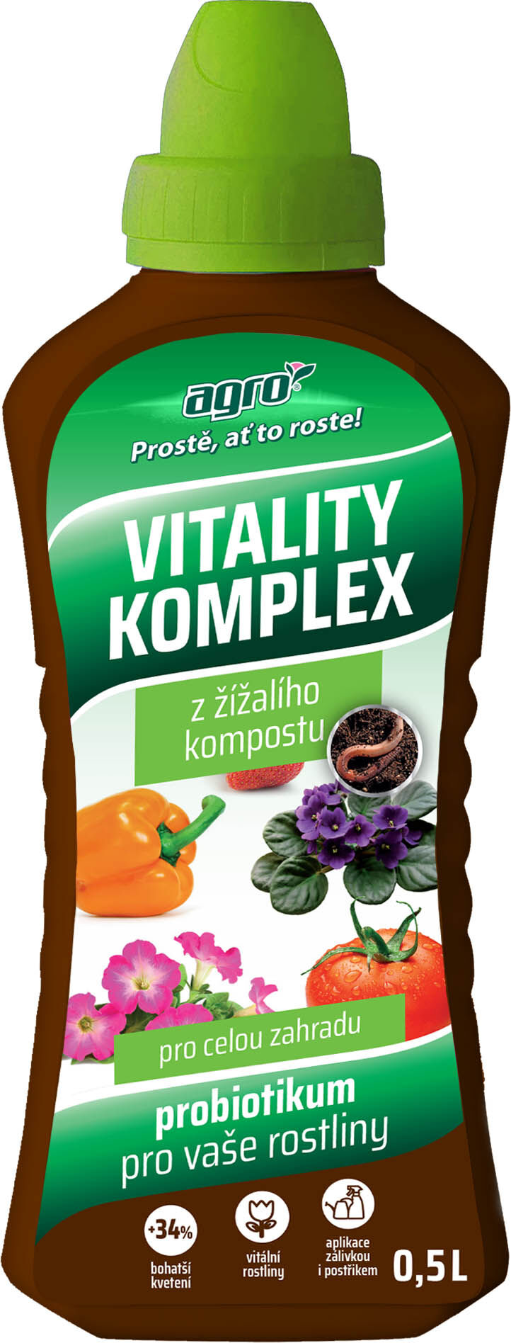 Levně AGRO CS a.s. Vitality Komplex urychlovač hnojení pro všechny rostliny 0,5l