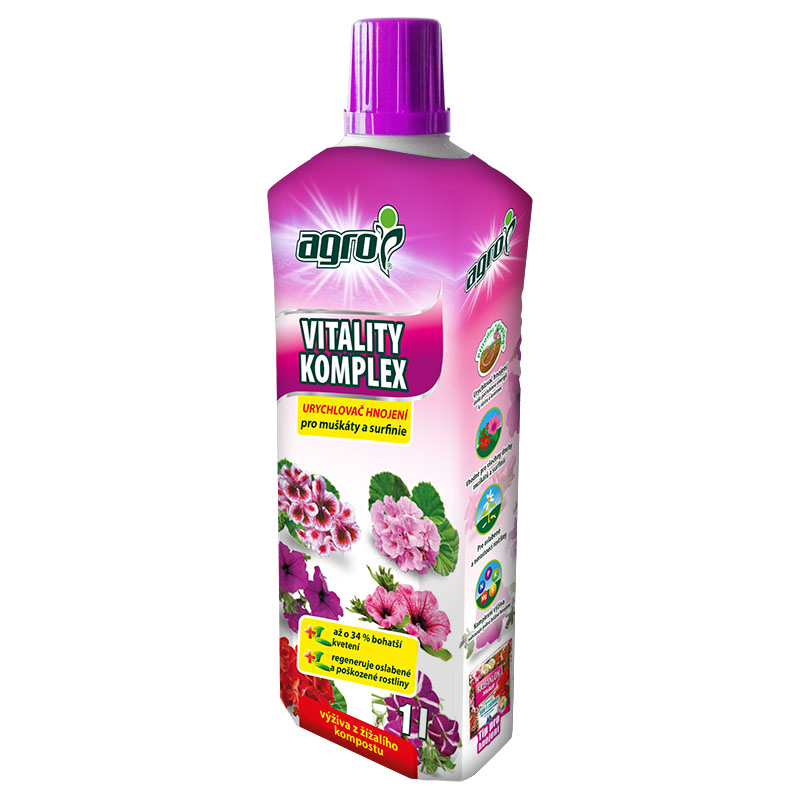 Levně AGRO CS a.s. Vitality Komplex muškát a surfinie 1 litr