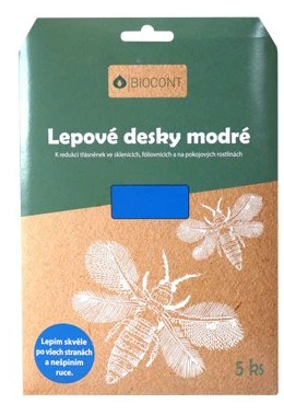 Levně Biocont Lepové desky MODRÉ 5ks