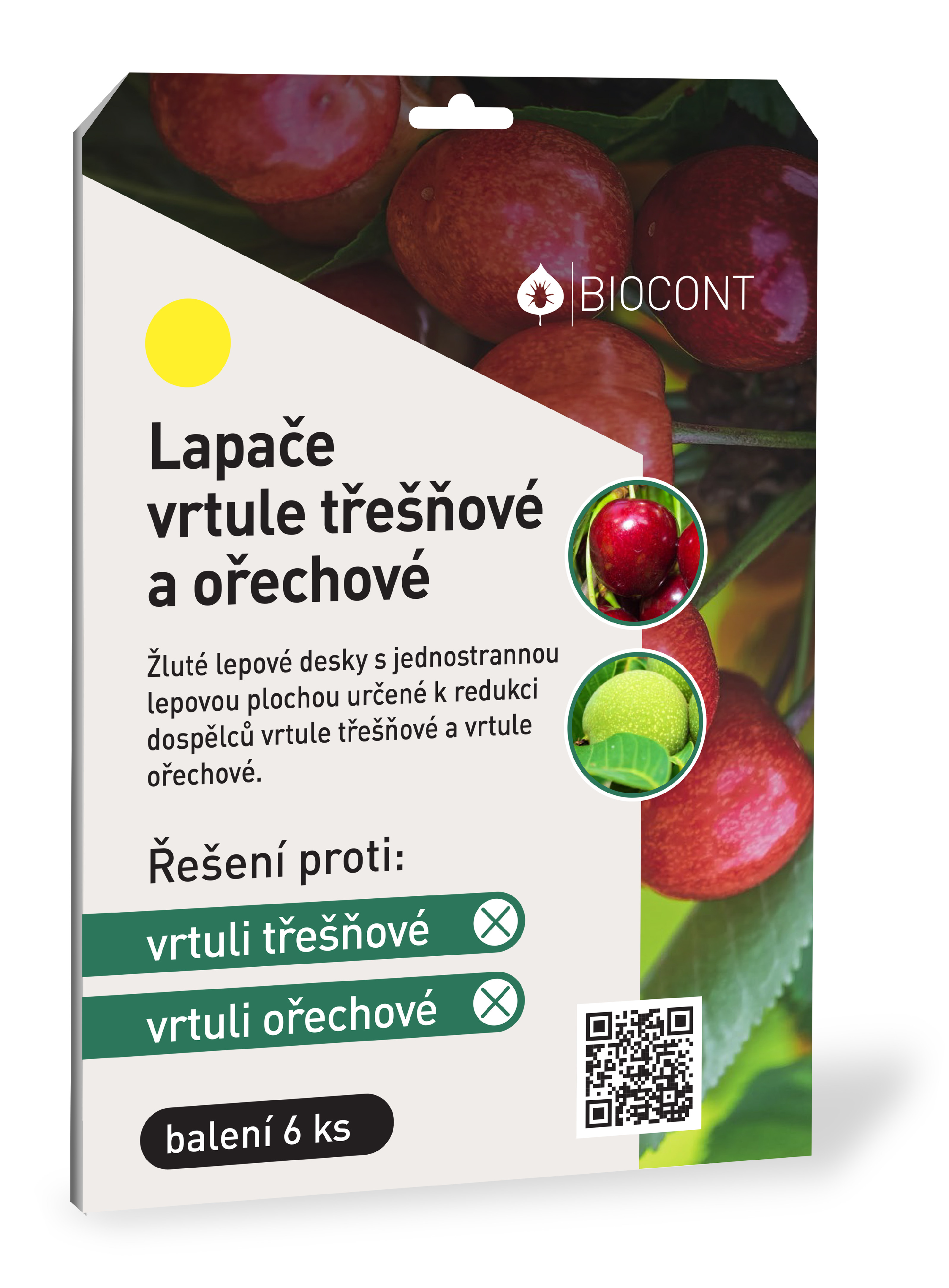 Levně Biocont Lapače vrtule třešňové 6ks