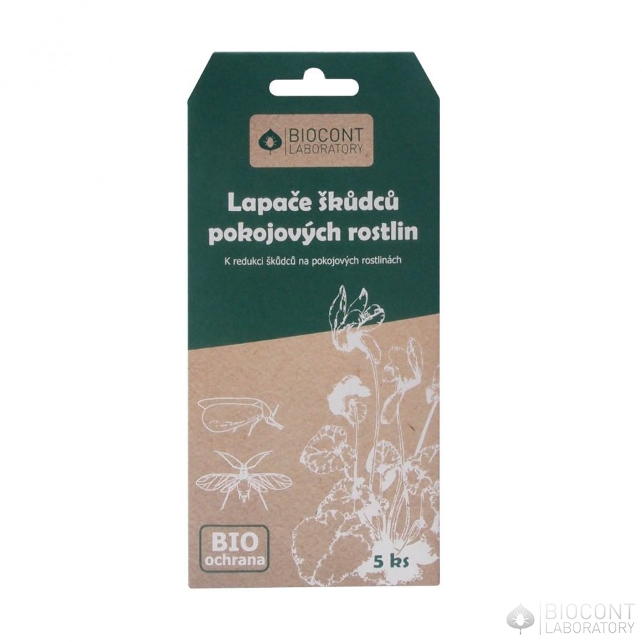 Levně Biocont Žluté lapače škůdců pokojových rostlin