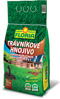 Levně Agro Floria trávníkové hnojivo proti krtkům 2,5 kg