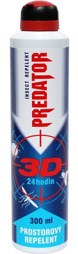 Levně Leroy Cosmetics s.r.o. PREDATOR 3D prostorový repelent proti klíšťatům a komárům 300ml