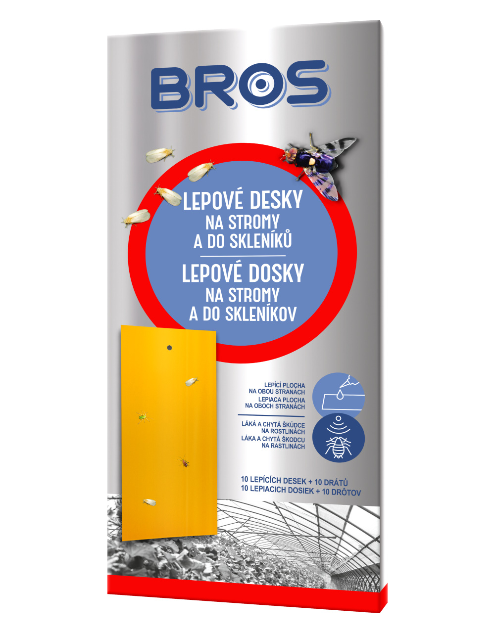 Levně Bros lepové desky - zahrada, skleníky 10ks