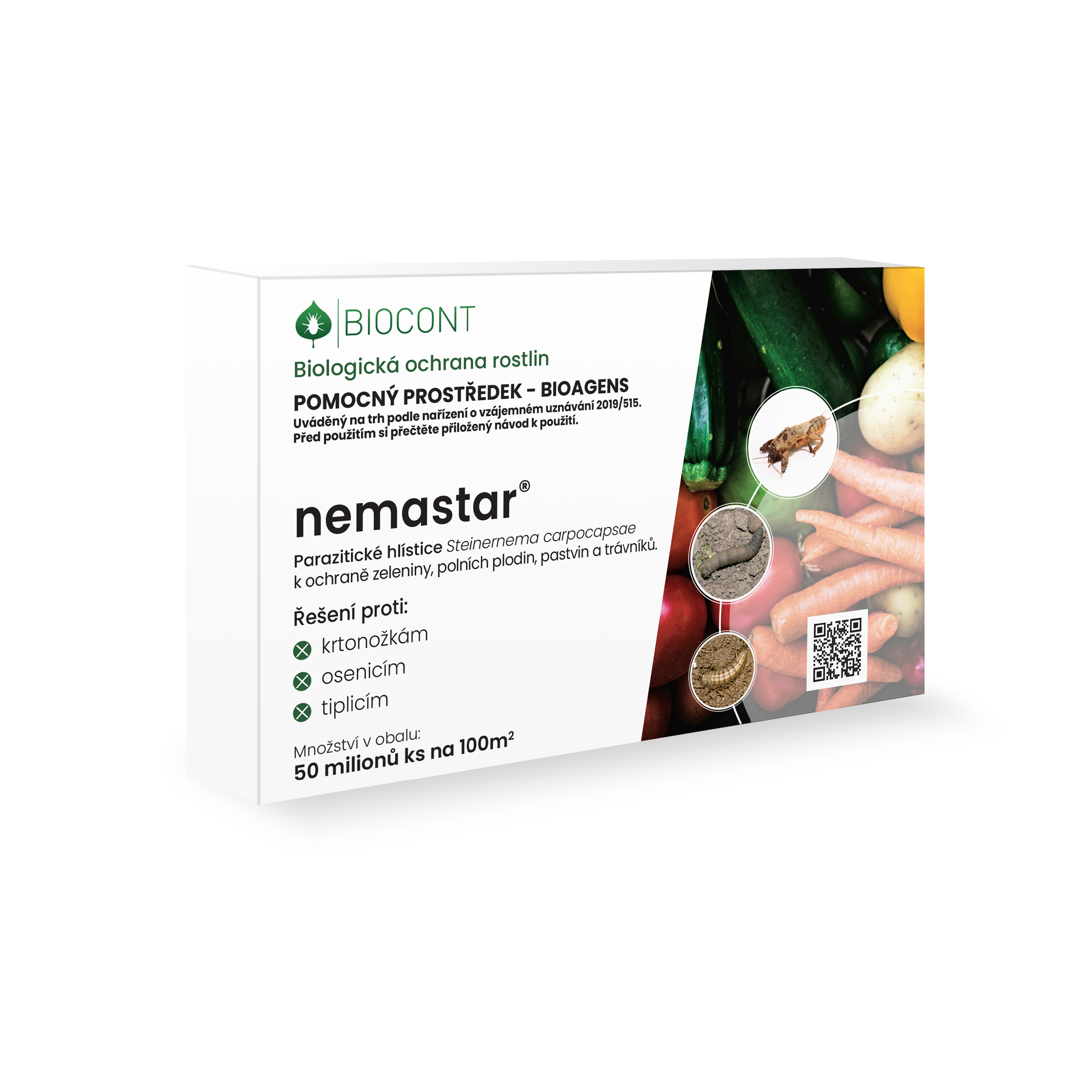 Levně Biocont Nemastar - hlístice proti krtonožkám 50 miliónů