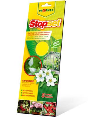 Levně PROPHER s.r.o. Stopset - žluté lepové desky 5 ks
