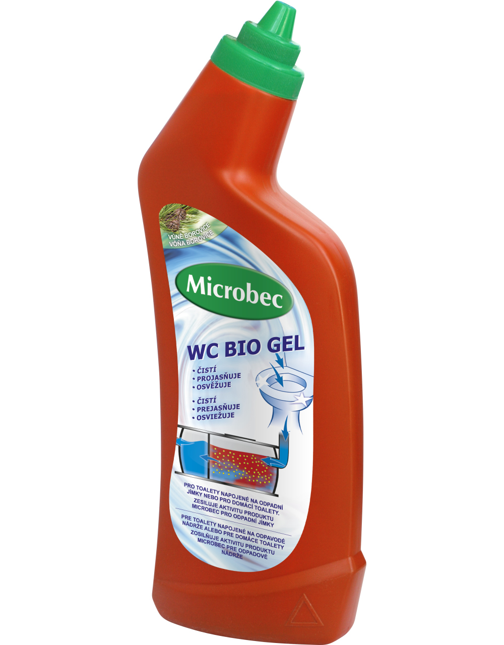 Levně Bros Microbec WC BIO gel 750ml