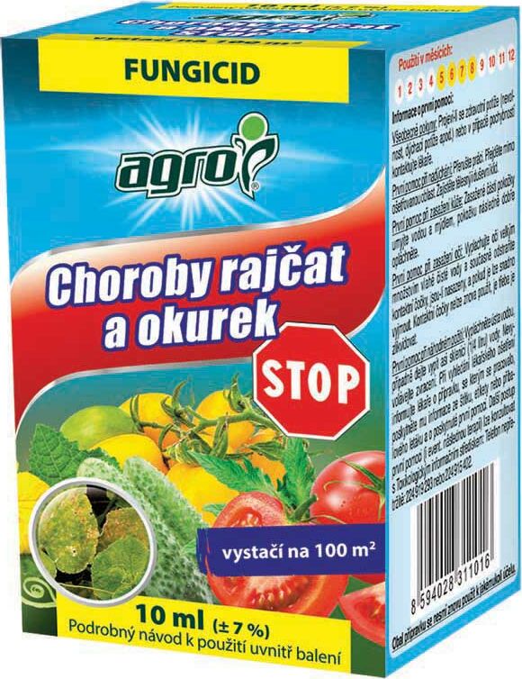 Levně AGRO CS a.s. STOP Choroby rajčat a okurek 10 ml
