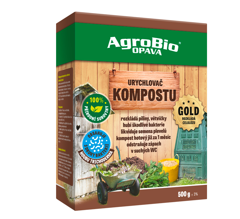 Levně AgroBio OPAVA AgroBio Urychlovač kompostu GOLD 500g