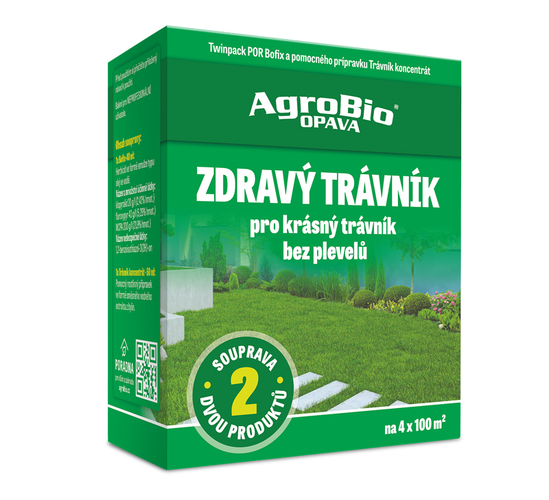 Levně AgroBio OPAVA PRO krásný trávník bez plevelů (Zdravý trávník souprava)