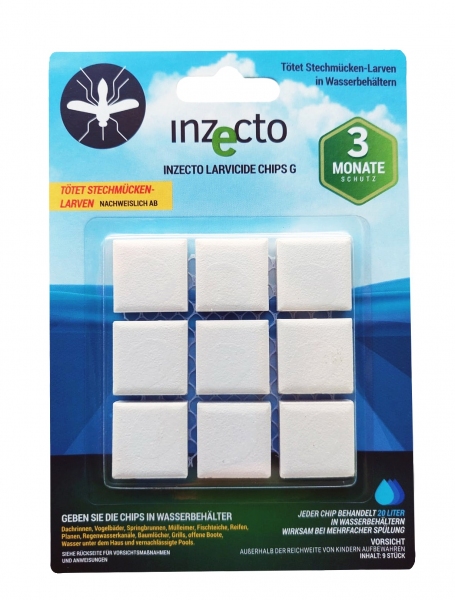 Levně Madbir Larvicid proti komárům - Inzecto chips 9 ks