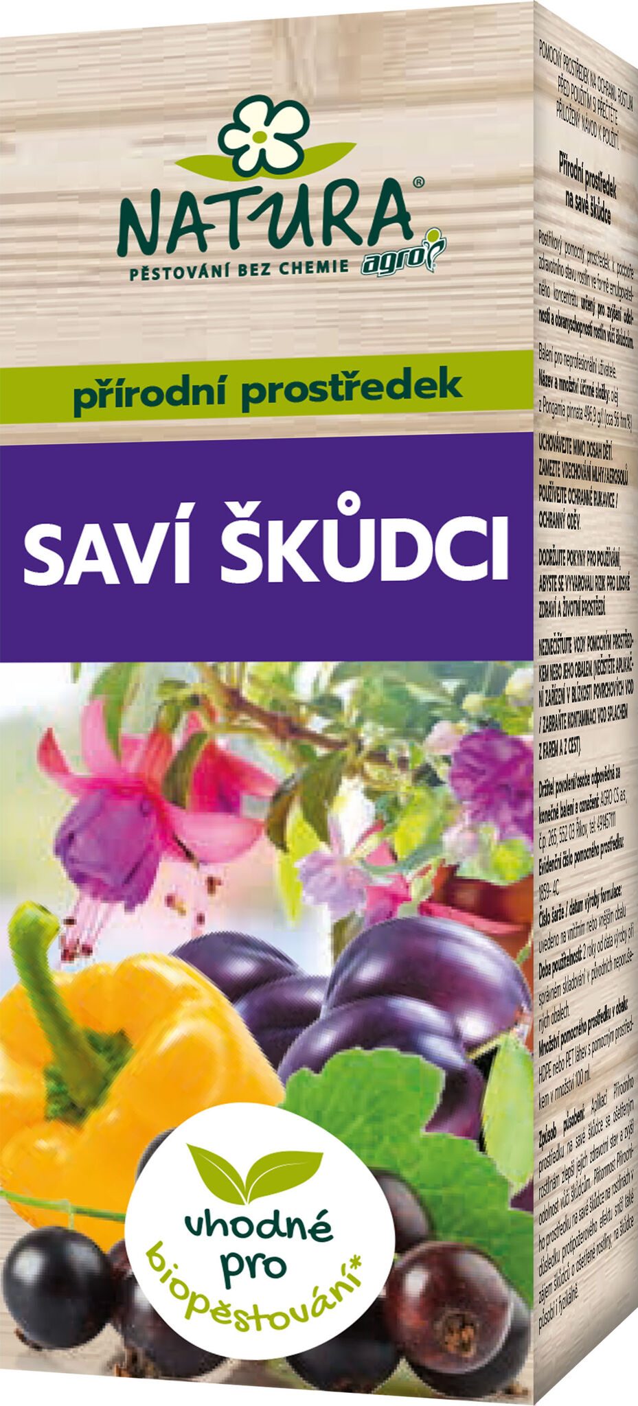 Levně AGRO CS a.s. NATURA SAVÍ ŠKŮDCI - přírodní prostředek 100ml