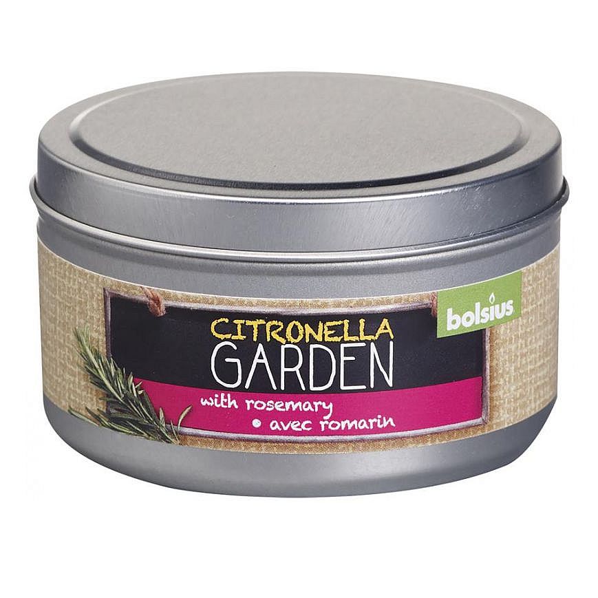 Levně Těsmat CZ Svíčka Bolsius Citronella Garden s rozmarýnem