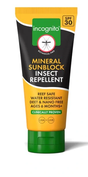 Levně Minerální repelentní opalovací krém SPF30 Incognito